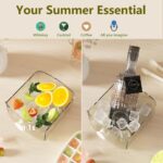 Double-Lid Ice Maker Kit: Leakproof Tray & Insulated Storage Bin - Image 2