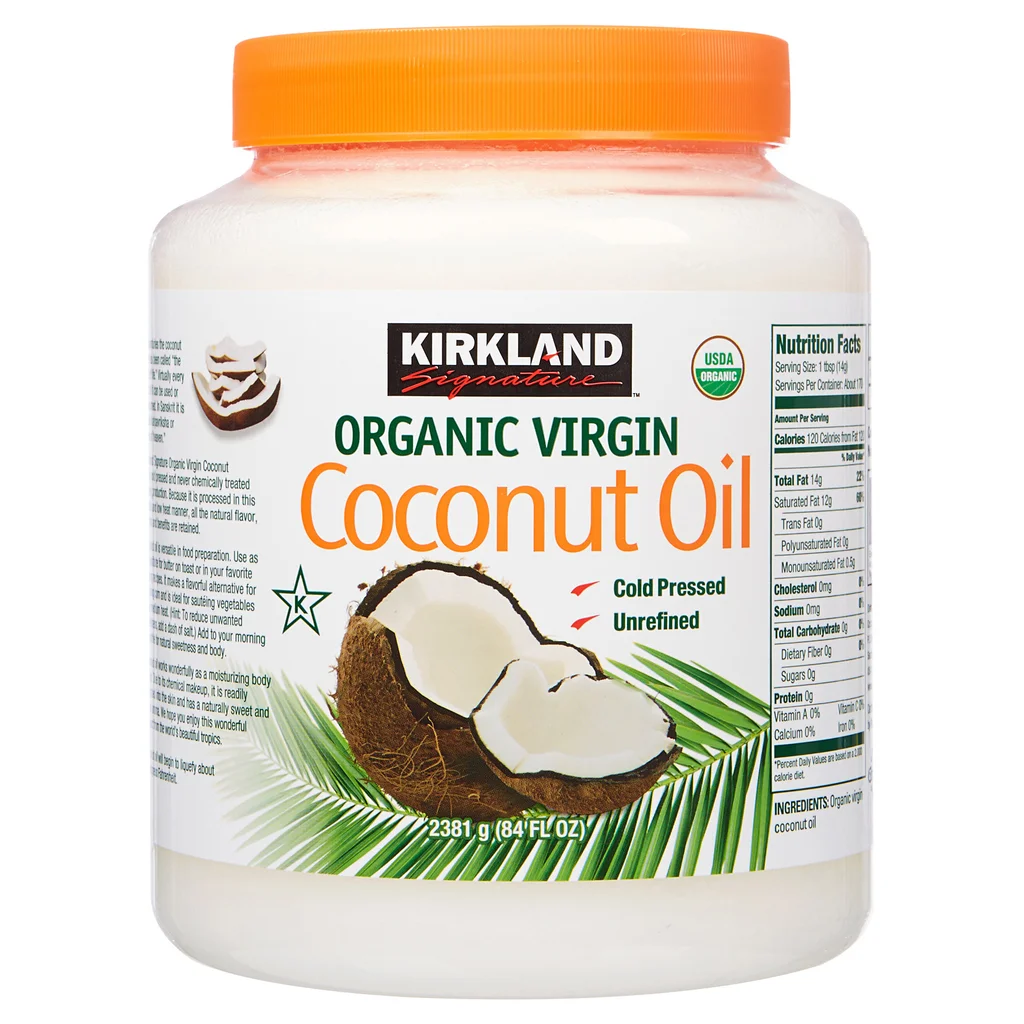 1045706-inc__1 Kirkland Signature, Organic Virgin Coconut Oil, 84 fl oz - Image 1