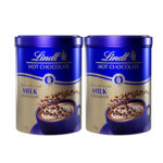 Lindt Hot Chocolate Milk Flakes Tin 210g (Pack of 2)