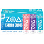 ZOA Energy Drink, Variety Pack, 12 fl oz, 18-count