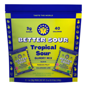 Better Sour Tropical Mix Sour Gummy Stars, 1 oz, 12-count