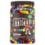 M&M's Milk Chocolate Candy, 62 oz Jar