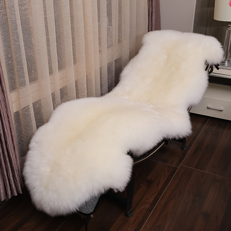 39e6b3b9e8296272d673981a65b0af57 Premium Australian Sheepskin Rug – Light Brown, Double Pelt 2ft x 6ft - Image 1