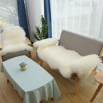 Genuine Sheepskin Area Rug Wool Rug Fur Carpet Fluffy Shaggy Fur Rug for Living Room Kids Bedroom Real Sheepskin Throw Lambskin Rugs Sofa Chair Seat Covers - Image 5