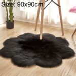 90cm Imitation Wool Carpet – Light Blue, Multi-Purpose Mat - Image 8