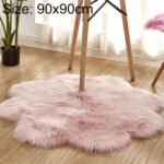 90cm Imitation Wool Carpet – Light Blue, Multi-Purpose Mat - Image 12